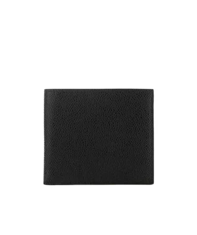 THOM BROWNE THOM BROWNE PEBBLE TEXTURED BIFOLD WALLET