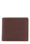 Thom Browne Brown Soft Calf Leather Billfold Wallet In Leather