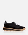 Thom Browne Alumni Trainer In Tech Nylon In Black