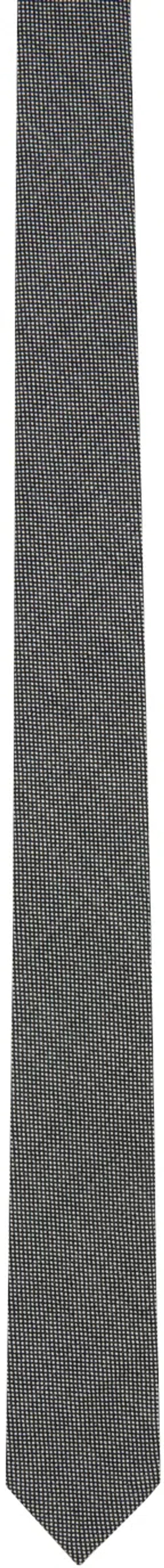 Thom Browne Black & White Classic Tie In 980 Blk/wht