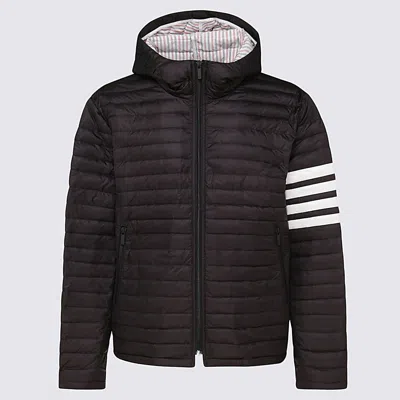 THOM BROWNE THOM BROWNE BLACK AND WHITE DOWN JACKET