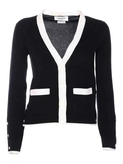 Thom Browne Black Cashmere Cardigan