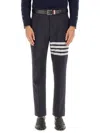 Thom Browne Classic Pants With Martingale In Black