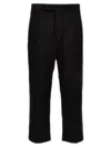 Thom Browne Utility Garment Dyed Chino Pants In Black