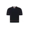 Thom Browne Snowflake-embroidery Crew-neck T-shirt In Black
