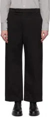 Thom Browne Utility Garment Dyed Chino Pants In 001 Black