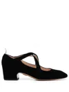 Thom Browne Criss-cross Velour-finish 55m Sandals In Black