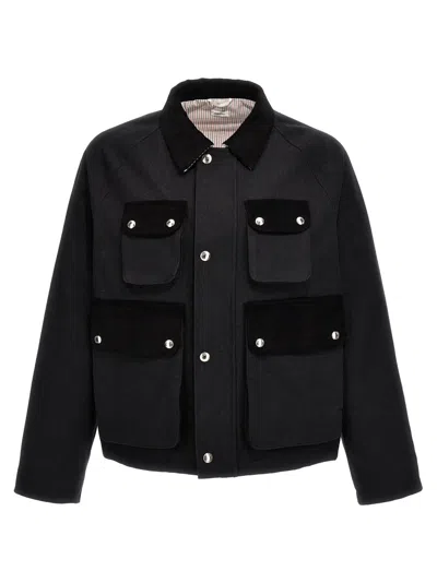 THOM BROWNE BLACK FIELD JACKET