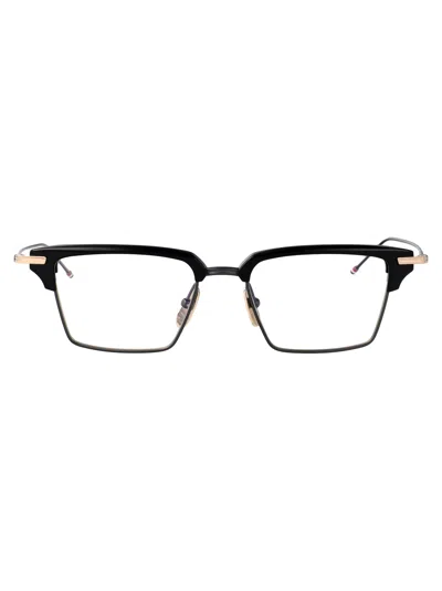 Thom Browne Black Iron Acetate+titanium Glasses