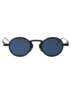 Thom Browne Black Iron Titanium Sunglasses In Black