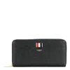 Thom Browne Black Wallet With Front Logo Detail In Leather Woman In Black
