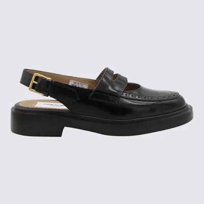 Thom Browne Black Leather Loafers