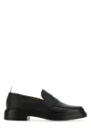 Thom Browne Black Commando Sole Penny Loafers