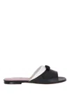 Thom Browne Bow Detail Flat Sole Open Toe Sandals