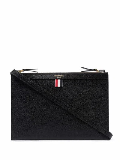 Thom Browne Black Logo-print Crossbody Bag