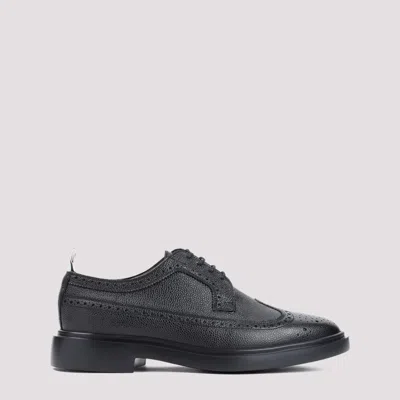 Thom Browne Black Longwing Calf Leather Brogues
