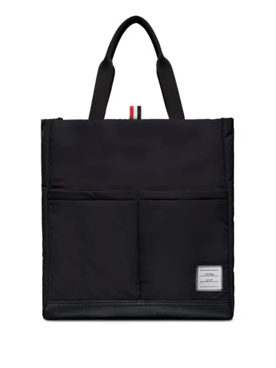 Thom Browne Black Padded Tote Bag