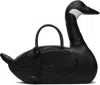 Thom Browne Black Pebble Grain Goose Bag In Black