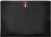 Thom Browne Signature Loop Tab Pebbled Clutch