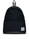 Thom Browne Black Poly Twill Multipocket Backpack In Black
