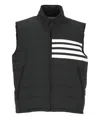 Shop Thom Browne Black Polyester Vest