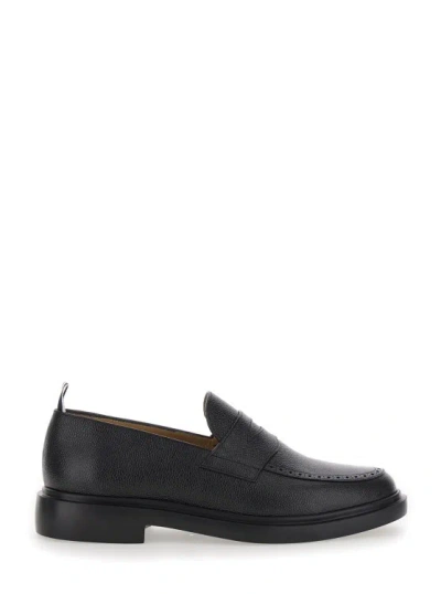 Thom Browne Moccasin "penny" In Black