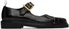 Thom Browne Black Soft Spazzolato Stud Thom John Loafers