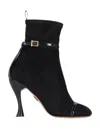 Thom Browne Black Solid Pointed Toe Boots In Multi
