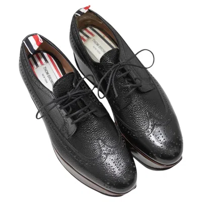 Pre-owned Thom Browne Black  Platform Brogues Size 40