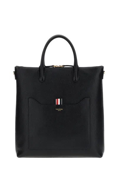 Thom Browne Black Tool Large Tote
