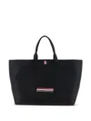 Thom Browne Black Tool Medium Tote In Black