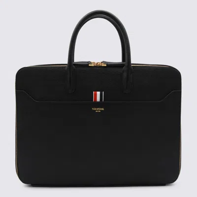 Thom Browne Black Top Handle Bag