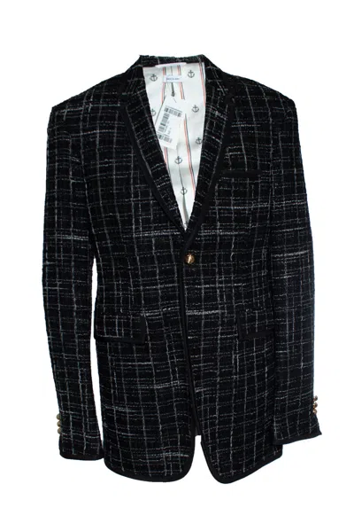 Thom Browne , Black Tweed Jacket