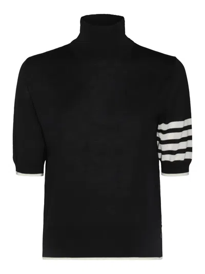 THOM BROWNE CÁRDIGAN - NEGRO