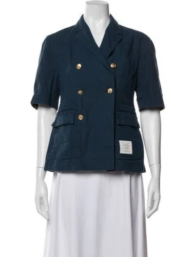 Pre-owned Thom Browne Blazer In Blue