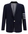 Thom Browne 4-bar Stripe Blazer In Blue