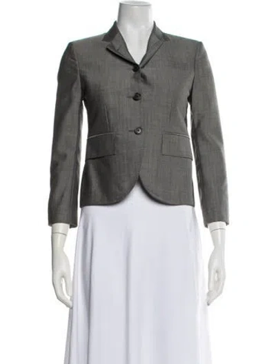 Pre-owned Thom Browne Blazer In Grey
