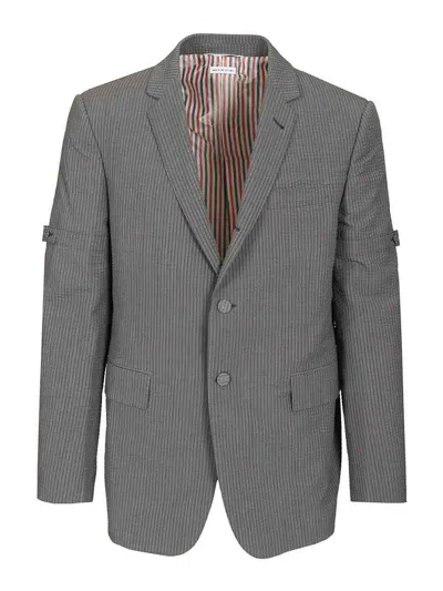 Thom Browne Blazer In Grey