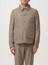 Thom Browne Checked Wool Tweed Overshirt In Brown
