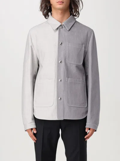 THOM BROWNE JACKET THOM BROWNE MEN COLOR GREY,F98730020