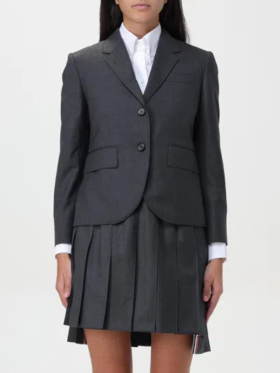 Thom Browne Blazer  Woman Color Grey In Grau