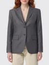 Thom Browne Blazer  Woman Color Grey In Gray