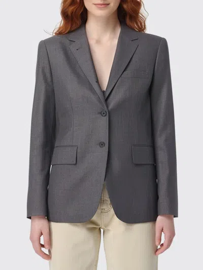 Thom Browne Blazer  Woman Color Grey In Gray