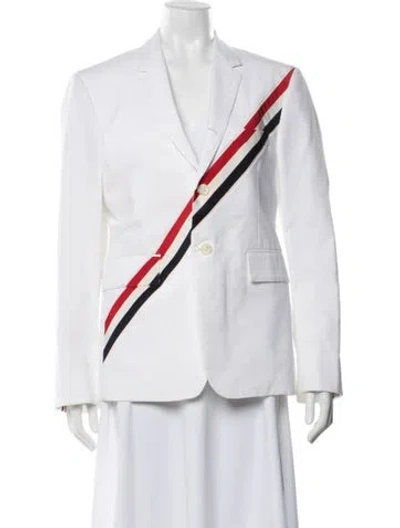 Pre-owned Thom Browne Blazer In White