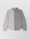 Thom Browne Block Design Cotton Shirt In Metallic
