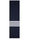 Thom Browne 4-bar Stripe Cashmere Scarf In Blue