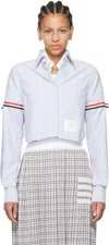 THOM BROWNE BLUE ARMBAND SHIRT