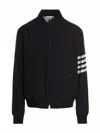 Thom Browne Reversible Jacket In Blue