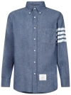 Thom Browne '4 Bar' Shirt In Blue