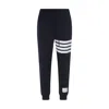 Thom Browne Sweatpants With 4 Bar Detail In Black
